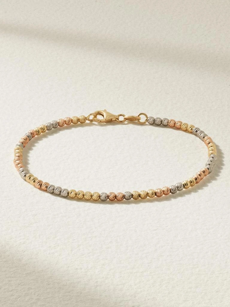 CAROLINA BUCCI Discoball 18k 玫瑰金、18k 白金、18k 黄金手链 1