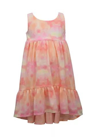 Bonnie Jean Jean Girls 4 6X Tie Dye Flounce Dress