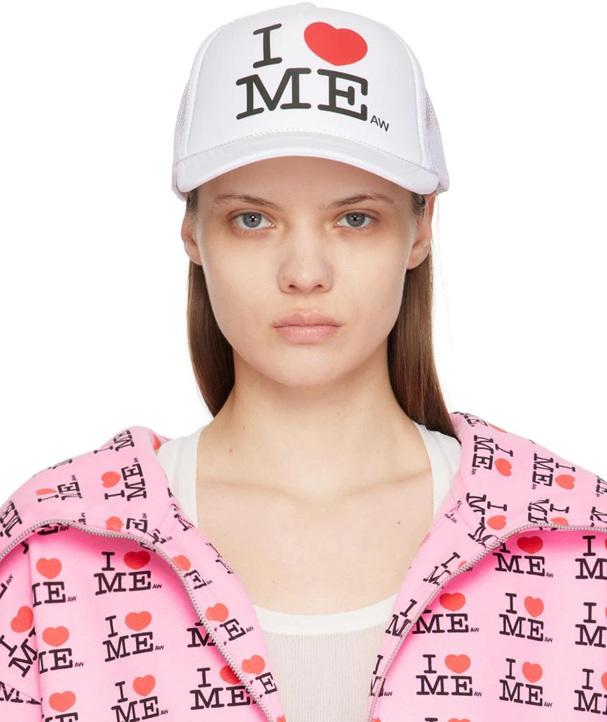Ashley Williams White 'I Heart Me' Cap 1