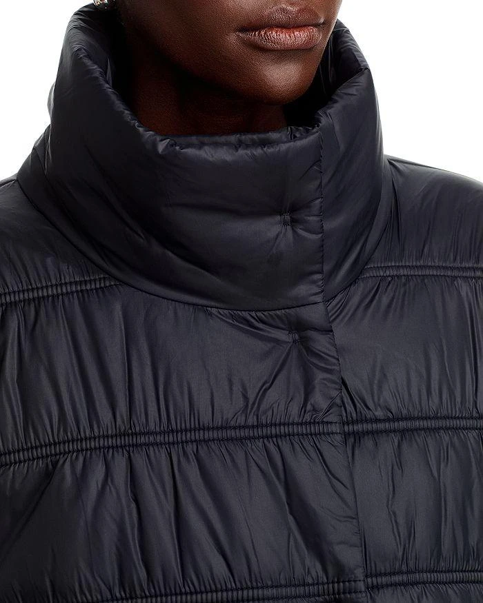 Eileen Fisher Ruched Puffer Coat 5