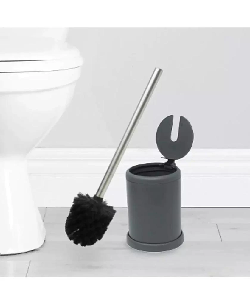 Cameo Toilet Bowl Cleaning Brush, Self-Closing Lid, Stainless-Steel Holder, Fingerprint-Proof, Rust resistant - 2 Pack 3