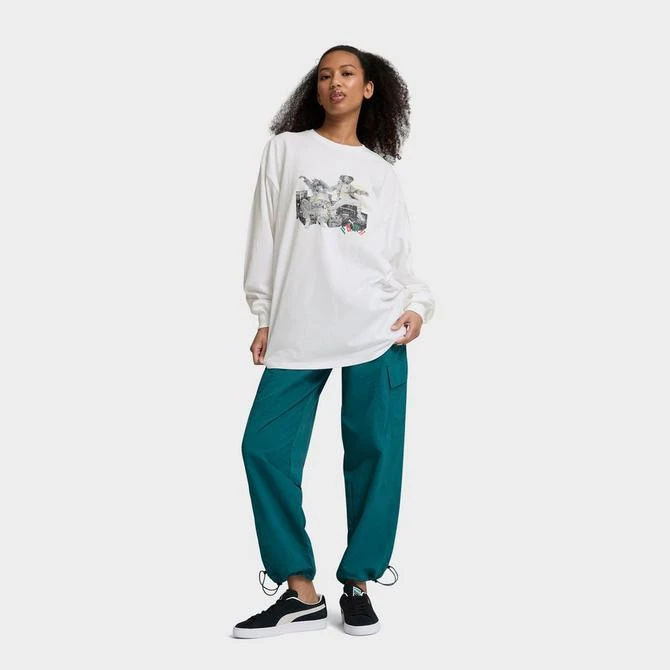 Puma Women's Puma Classics PLAY LOUD Long-Sleeve T-Shirt 2