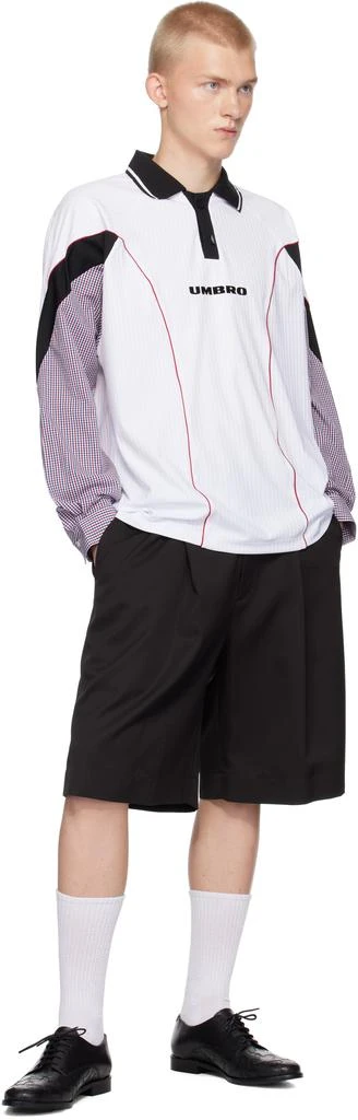 Umbro White Slam Jam Edition Gingham Cut Up Polo 4