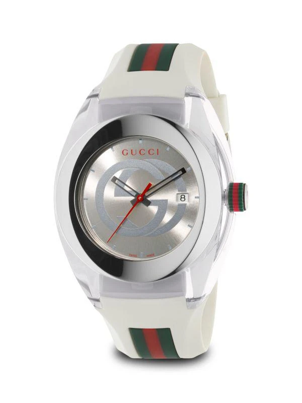 Gucci Sync Stainless Steel & Rubber-Strap Watch 1