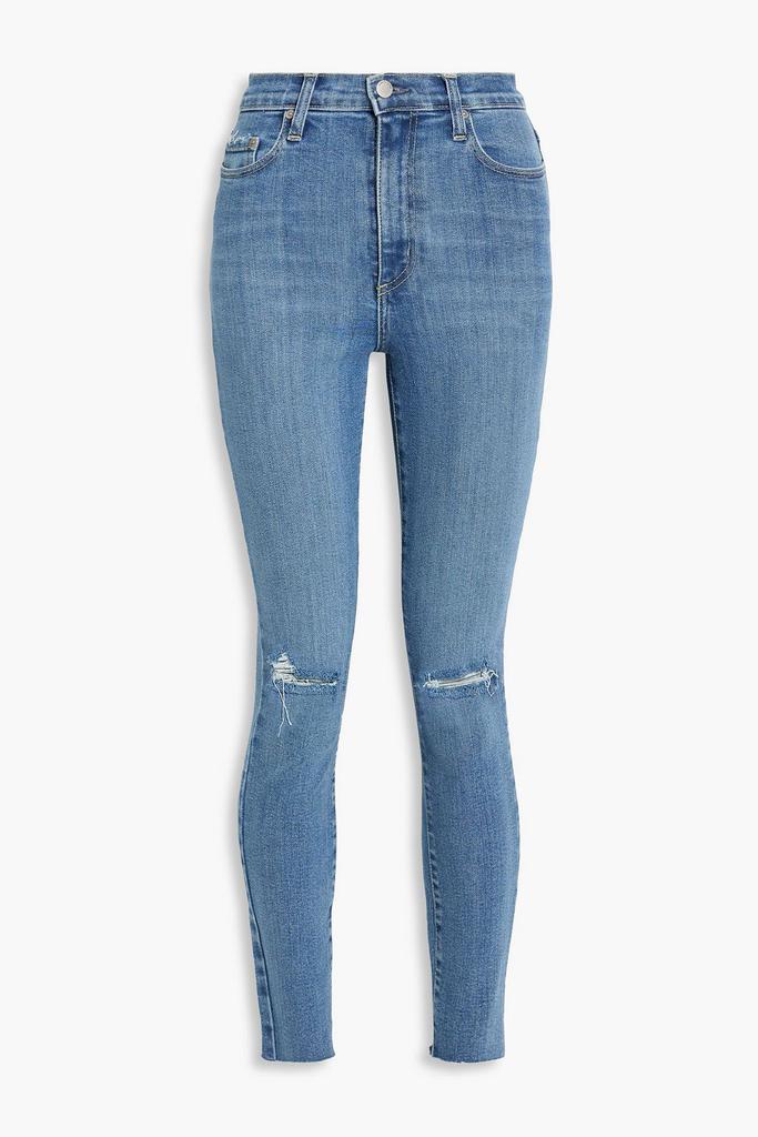 Nobody Denim Siren distressed high-rise skinny jeans