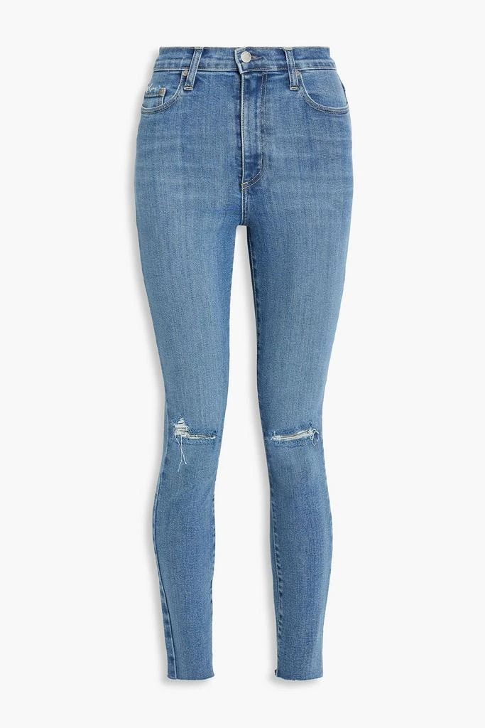 Nobody Denim Siren distressed high-rise skinny jeans 1