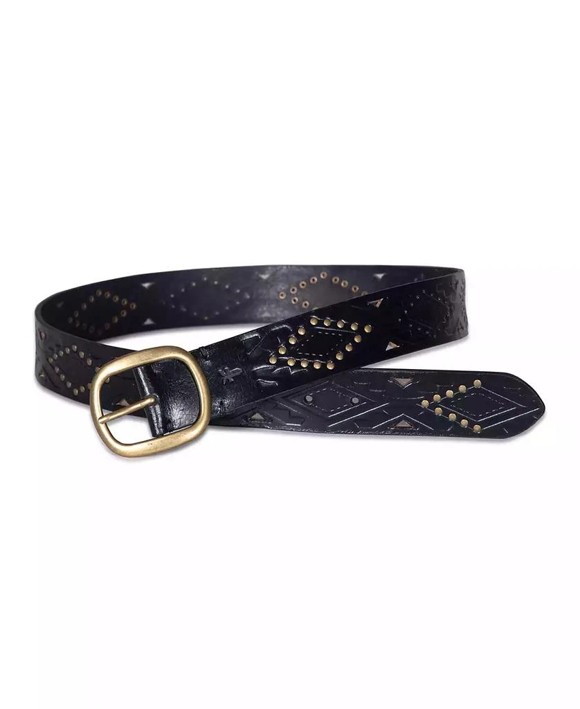 Frye Women's Southwestern Embossing Belt 2