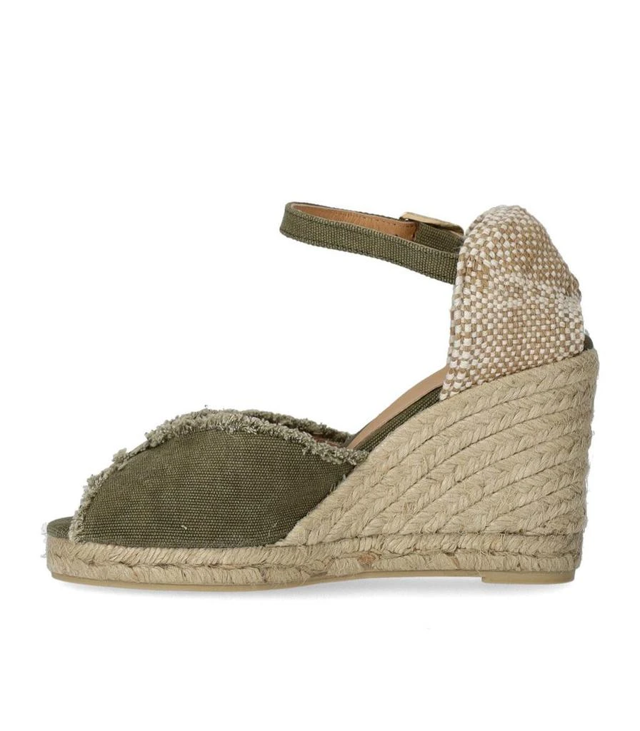 Castañer Castañer  Betina Olive Green Espadrille With Wedge 3