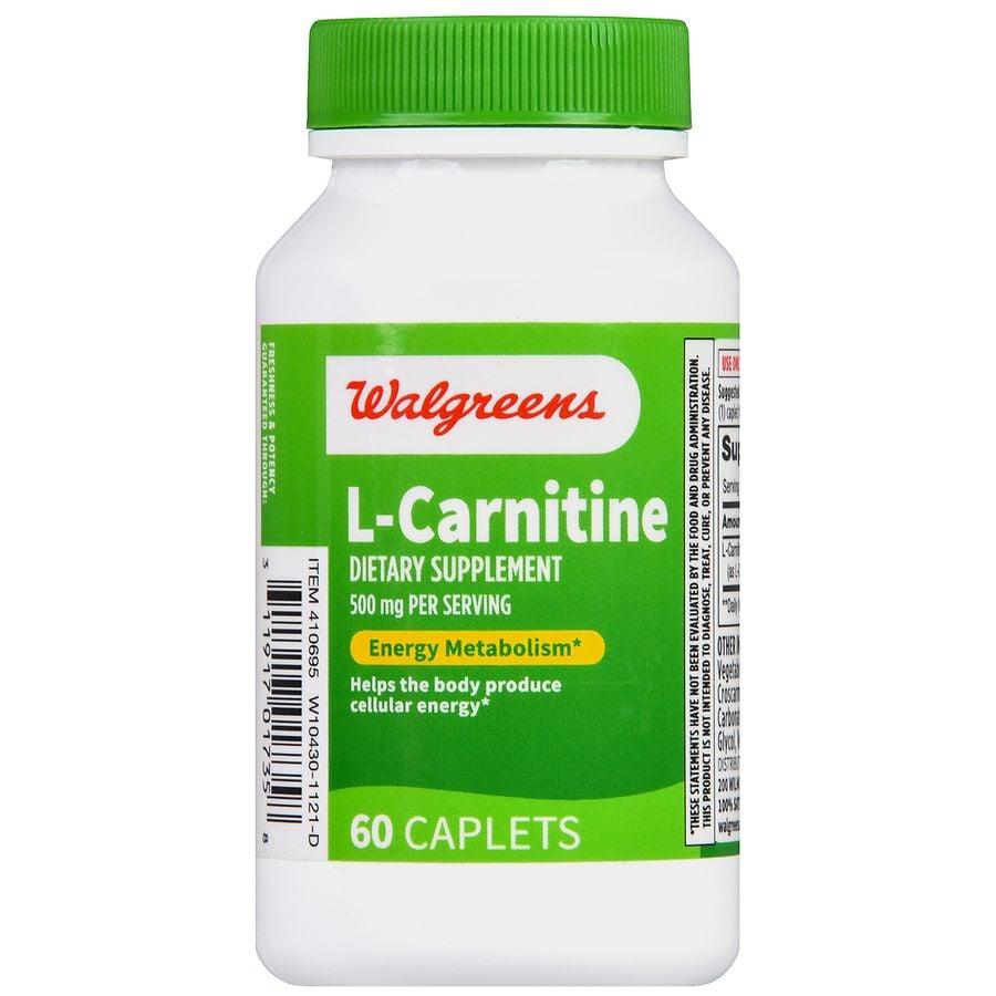 Walgreens L-Carnitine 500 mg Caplets