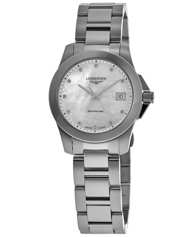 Longines Longines Conquest Mother of Pearl Diamond Dial Women's Watch L3.377.4.87.6 1