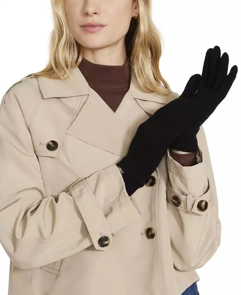 Steve Madden Women's 3-Pc. Basketweave Knit Gloves Boxed Gift Set 4