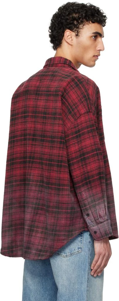 R13 Red Drop Neck Work Shirt 3