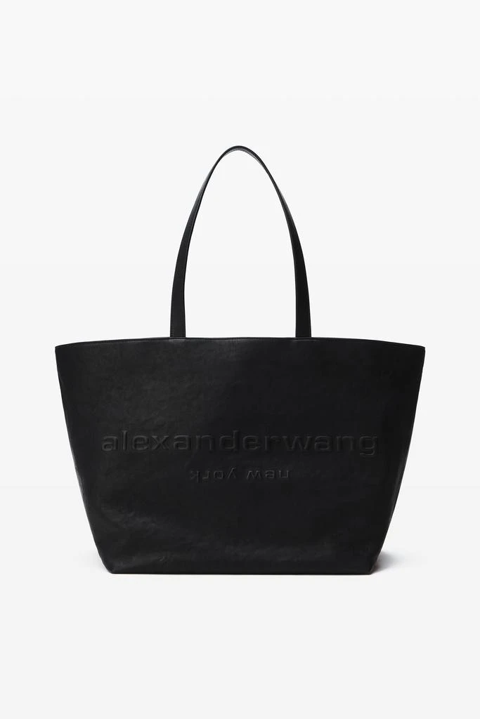 Alexander Wang Black Leather Punch Tote 1