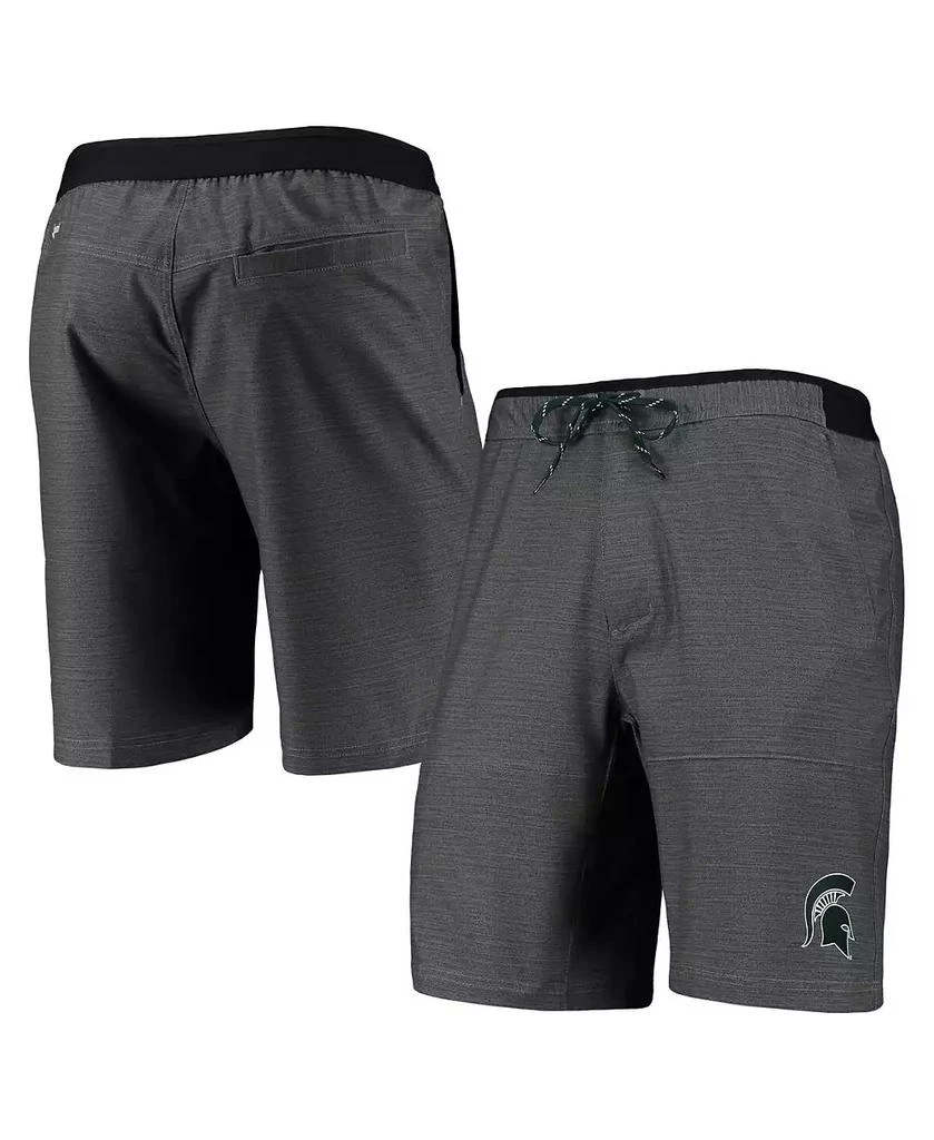 Columbia Men's Gray Michigan State Spartans Twisted Creek Omni-Shield Shorts 2