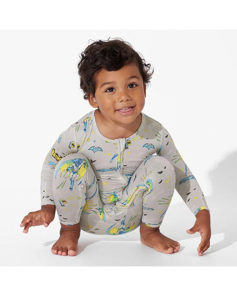 Bellabu Bear Boys' Batman Convertible Footie - Baby 3