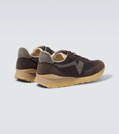 VisVim Fkt suede-trimmed sneakers 6