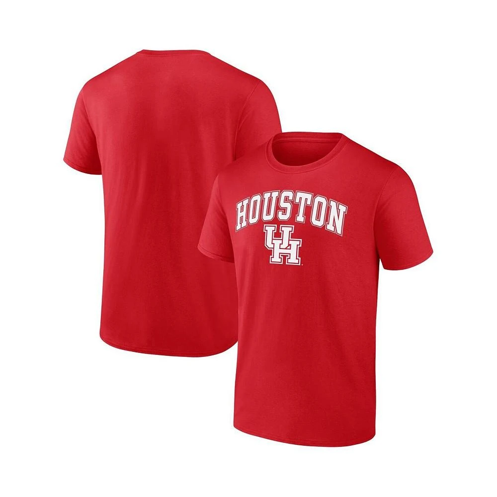 Fanatics Men's Red Houston Cougars Campus T-shirt 1