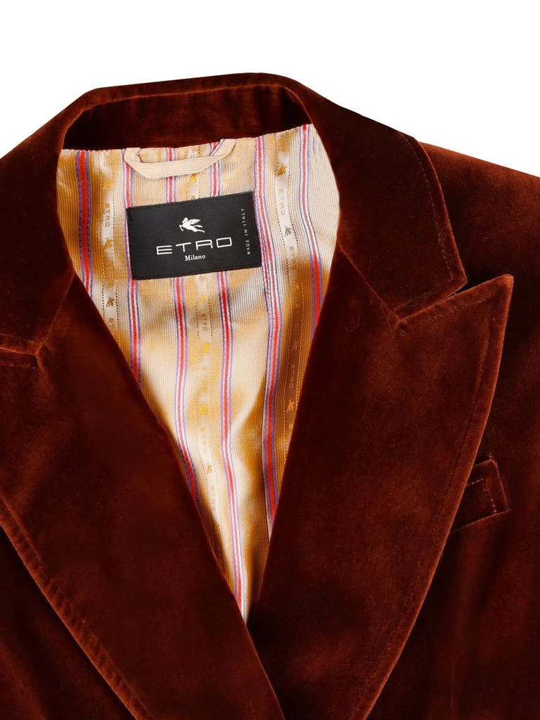 ETRO Etro Double-Breasted Long-Sleeved Blazer 3