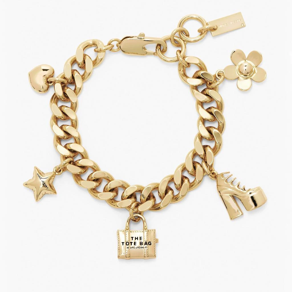 Marc Jacobs Mini Icon Gold-Tone Charm Bracelet 1