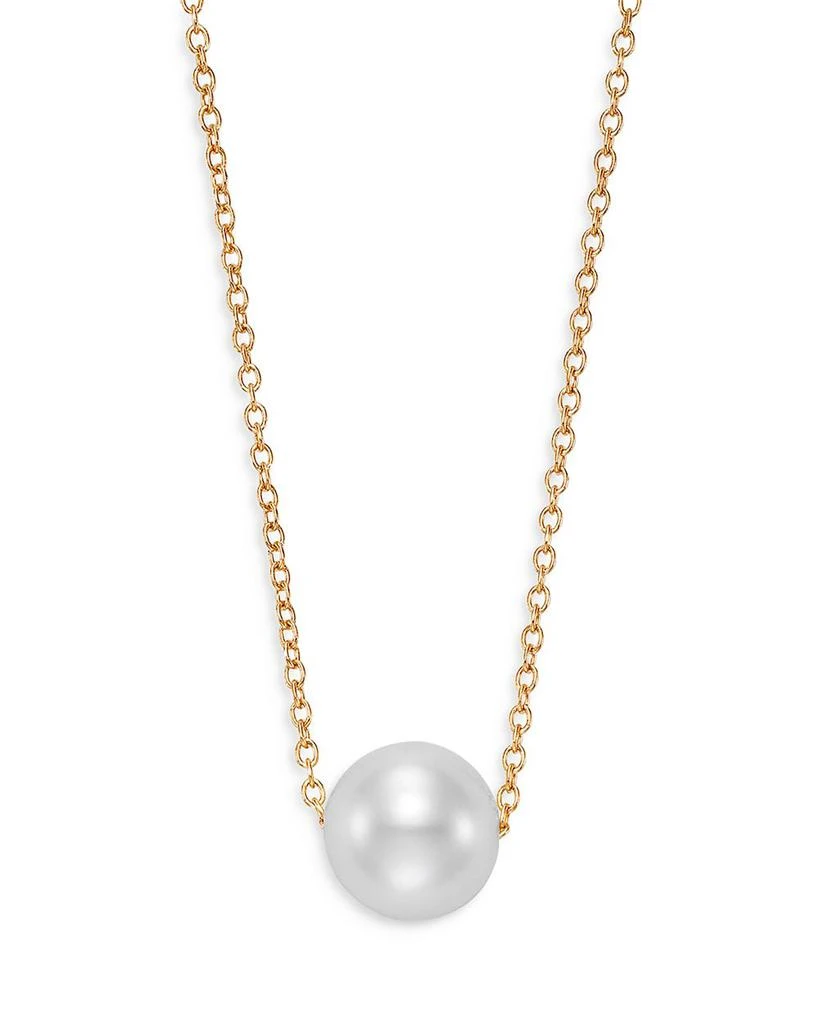 Bloomingdale
s Cultured Freshwater Pearl Floating Pendant Necklace in 14K Yellow Gold, 16-18" 1