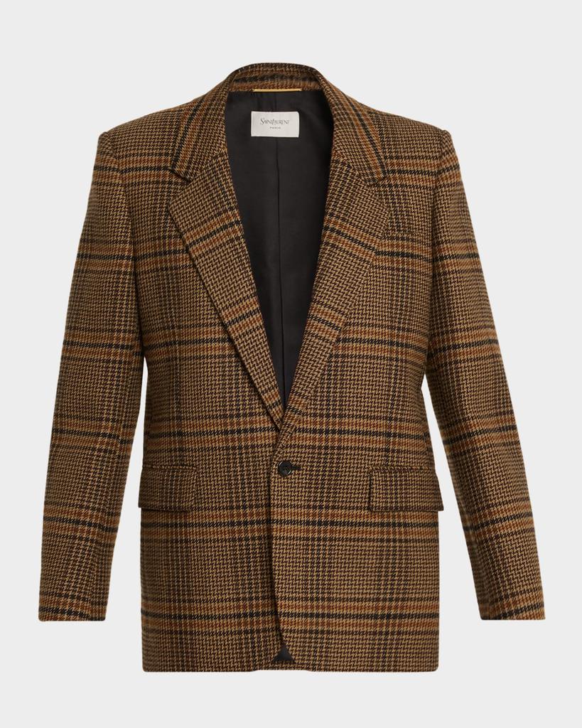 Yves Saint Laurent Short Jacket in Diamond-embossed Tweed Yves Saint Laurent Short Jacket in Diamond-embossed Tweed