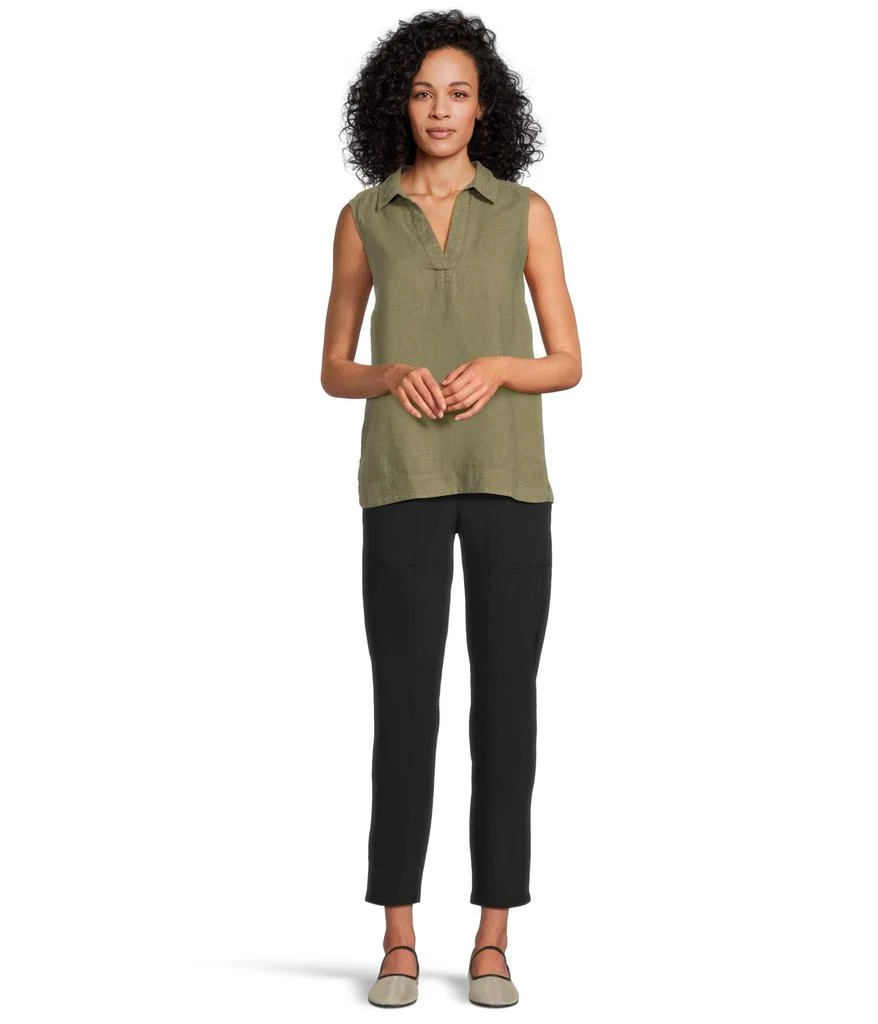 Elliott Lauren Elastic Waist Pull On Pants With Slanted Pockets 5