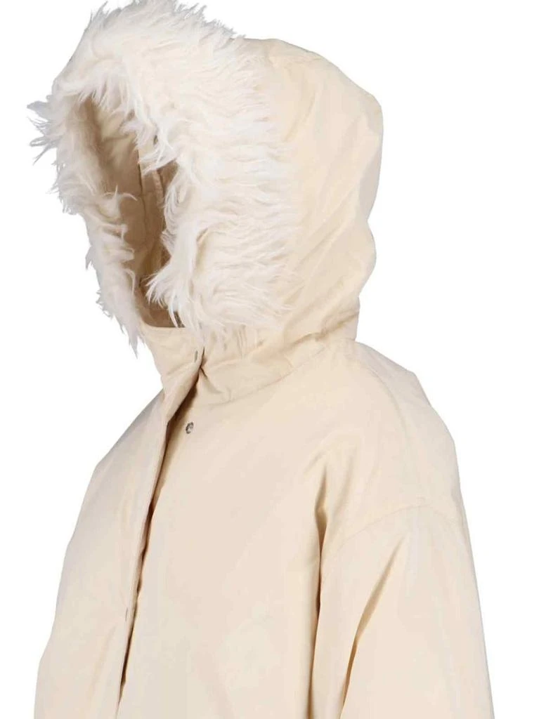 Jil Sander Faux Fur Parka – Cream 3