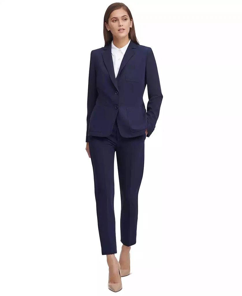 Tommy Hilfiger Women's Notched-Collar Double-Button Blazer 4