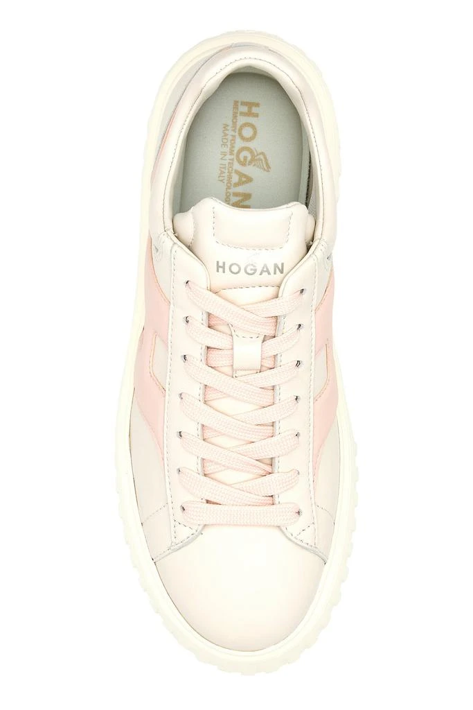 hogan Two-tone nappa leather H-Stripes sneakers 4