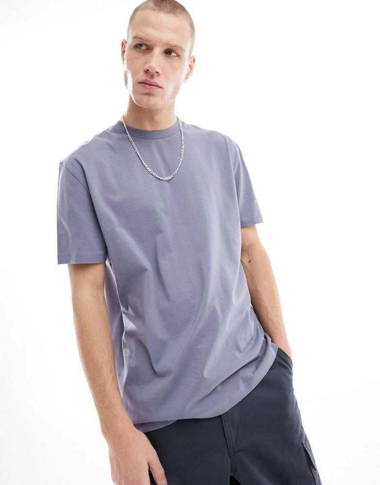 ASOS ASOS DESIGN essential relaxed  t-shirt in charcoal 2