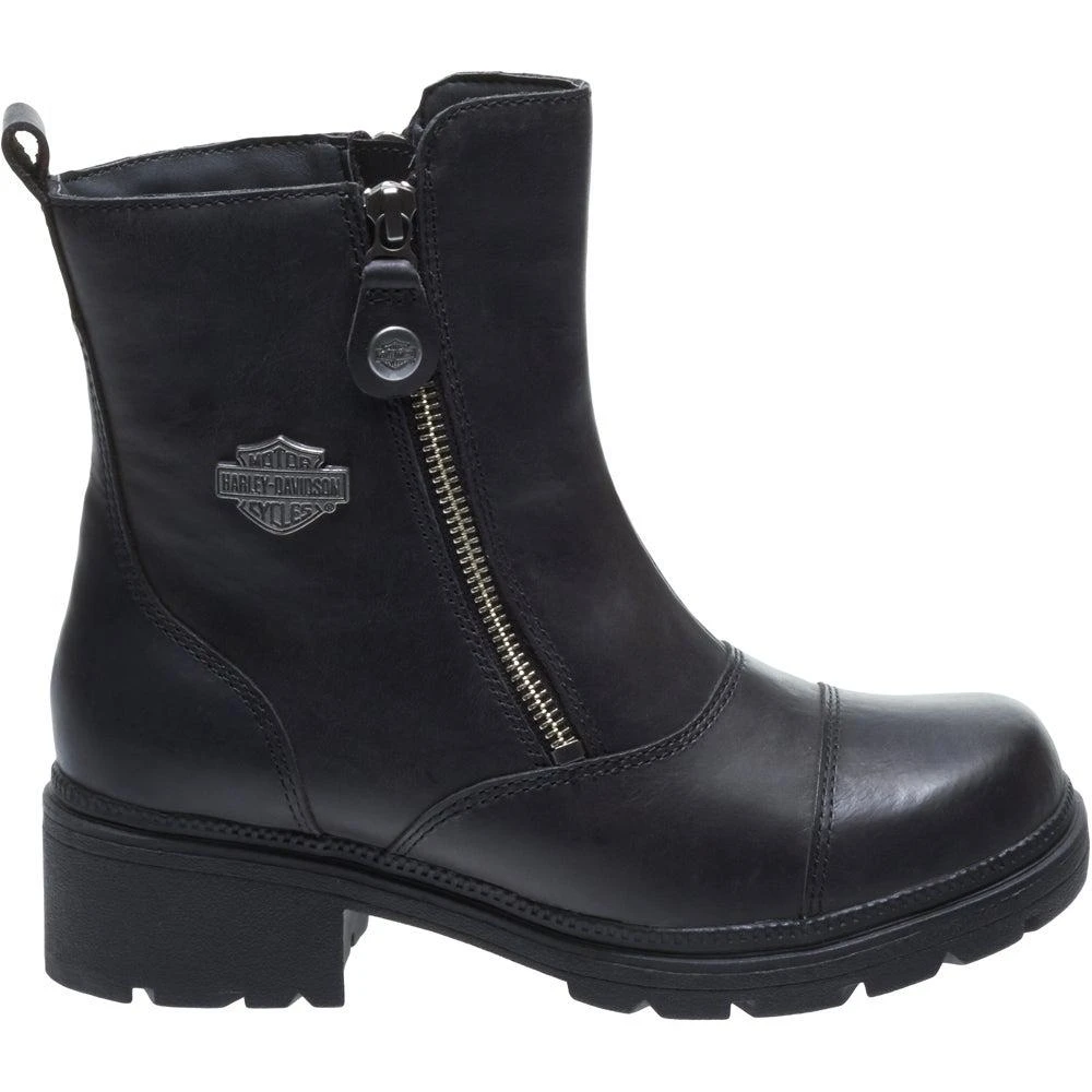 Harley Davidson Amherst Round Toe Motorcycle Booties 1