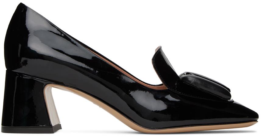 【関税込み】Moschino ブラック Puffy Bow ヒール Moschino Black Puffy Bow Heels - High Heels - Free Shipping