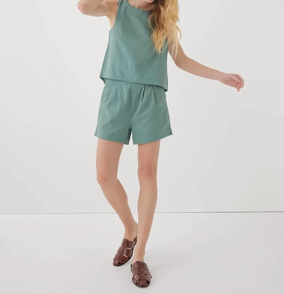 Pact Pact - Women's Canopy Linen Blend Tulip Back Tank 5