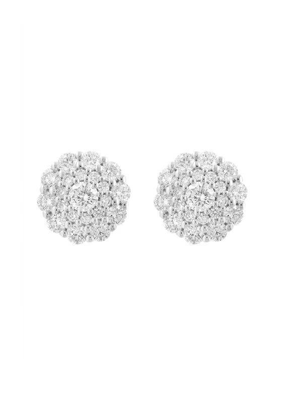 Effy 14K White Gold
0.86 TCW Diamond Stud Earrings 2