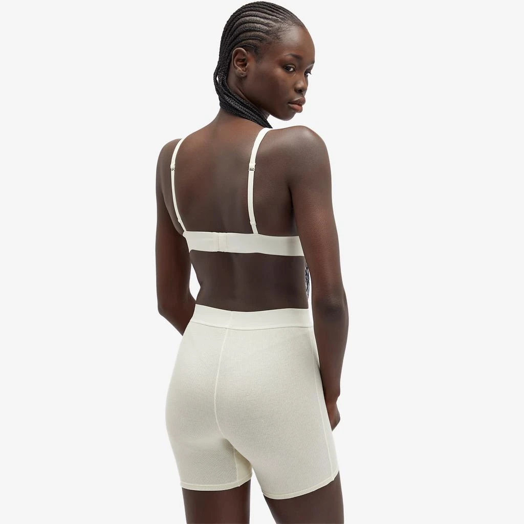 SKIMS SKIMS Cotton Rib Plunge Bralette 3
