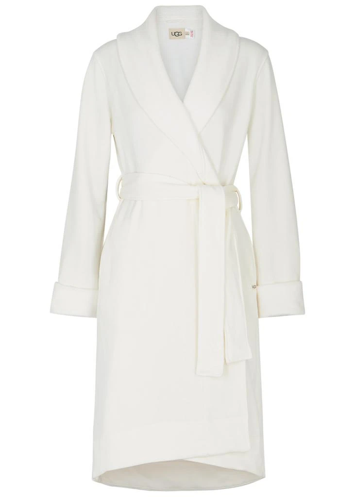 UGG Duffield II fleece-lined cotton-jersey robe 1