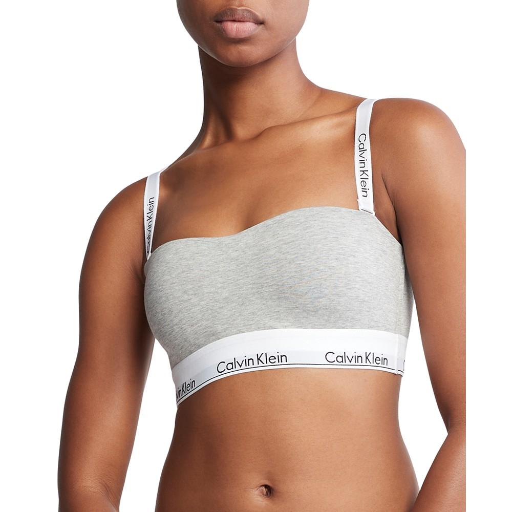 Calvin Klein Calvin Klein Women's Modern Cotton Lightly Lined Bandeau Bra QF7628