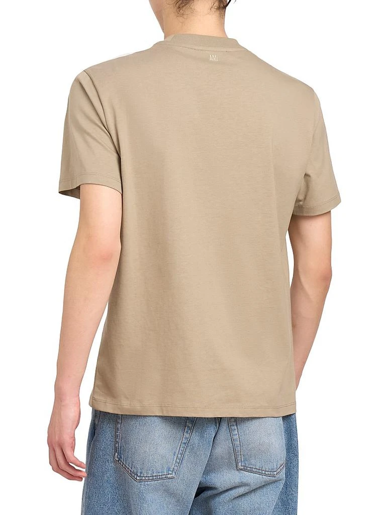 AMI ​ADC Logo-Embroidered T-Shirt 5