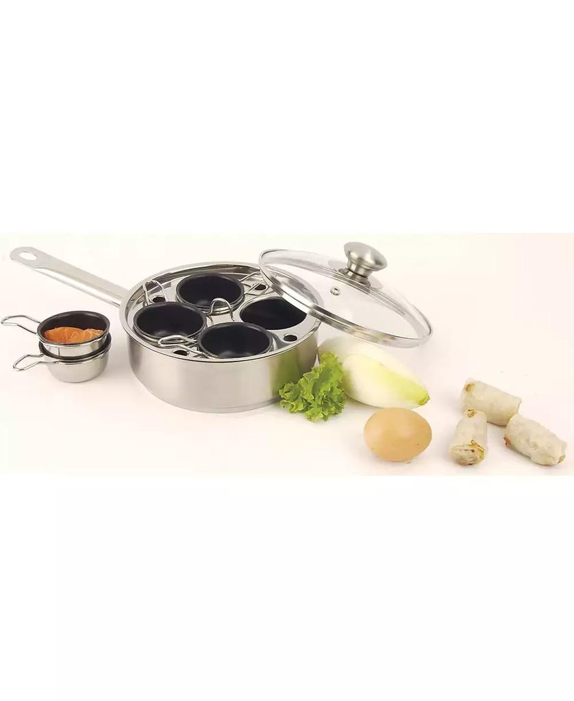 Demeyere 4-Cup Stainless Steel Egg Poacher Set