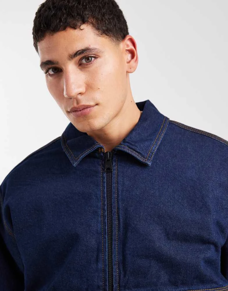 Shop Vans Denim station jacket in dark indigo on Sale at BeyondStyle  Get  20% Off Vans Denim station jacket in dark indigo with Limited-Time Flash  Deals, Exclusive Discounts, and Special Offers.