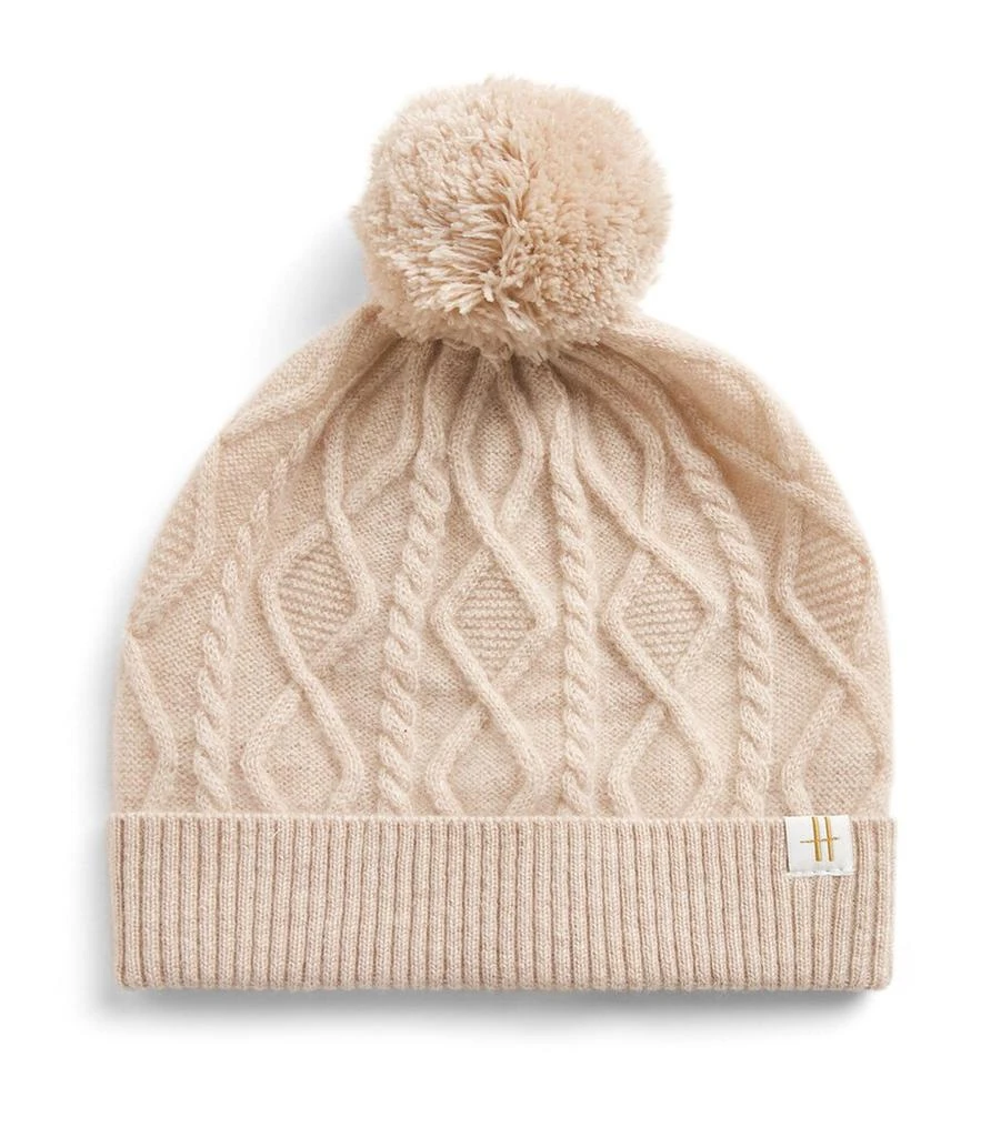 Harrods Cashmere Cable-Knit Beanie (0-24 Months) 1