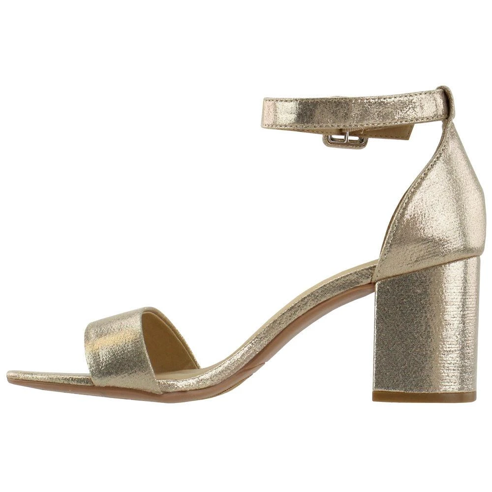 CL By Laundry Jody Metallic Block Heel Ankle Strap Sandals 3