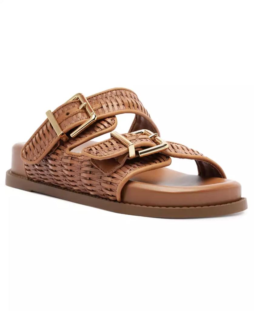 Schutz Women's Naomi Round Toe Flat Sandals