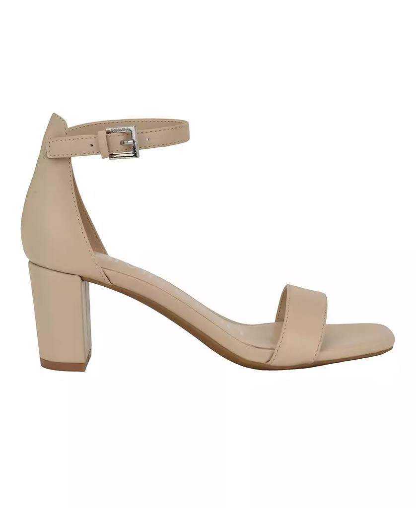 Calvin Klein Nolene Ankle Strap Square-Toe Block Heel Sandals 2