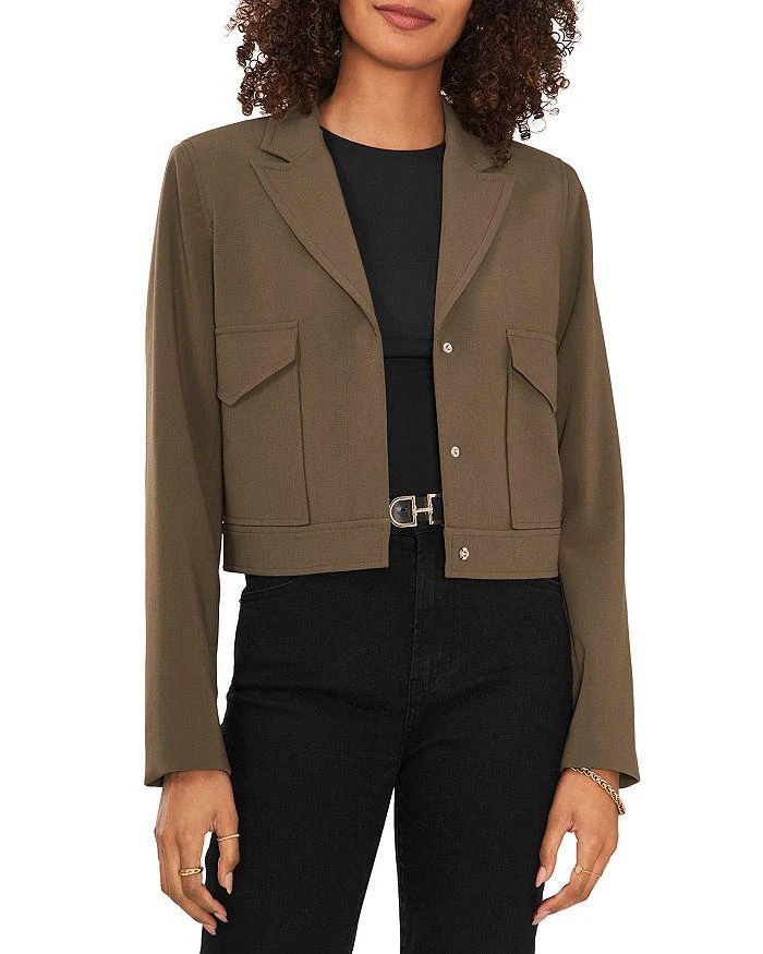 Vince Camuto Cropped Notch Collar Blazer 1