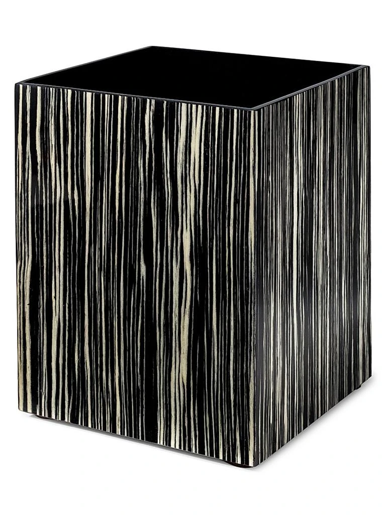 LADORADA Ebano Veneer Wood Wastebin 1