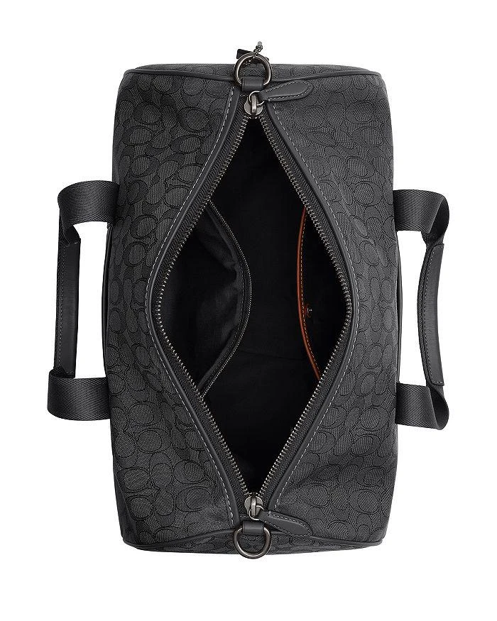 Coach Theo Signature Jacquard Duffle Bag 4