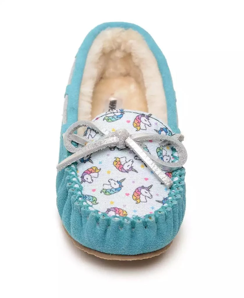 Minnetonka Toddler Girls Cassie Moccasin Slippers 4