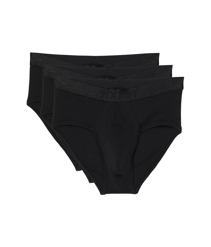 2(X)IST 3-Pack Pima Cotton Contour Pouch Brief 1