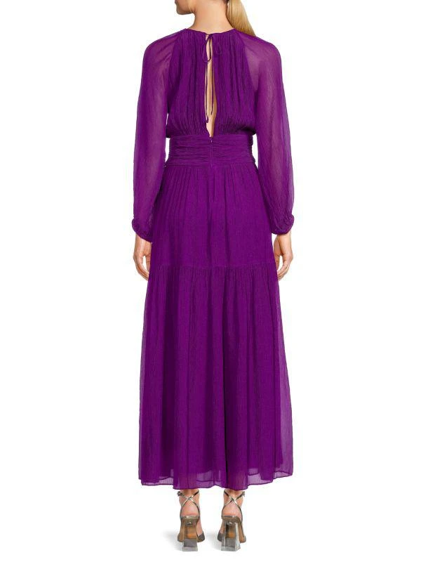 Helena Keyhole Silk Blend Maxi Dress  On Sale Now with Up to 82% Off |  Discover Exclusive Deals & Savings at BeyondStyle  Authentic ba&sh women's  apparel|women's|Women's|fit & flare|dresses with Limited-Time